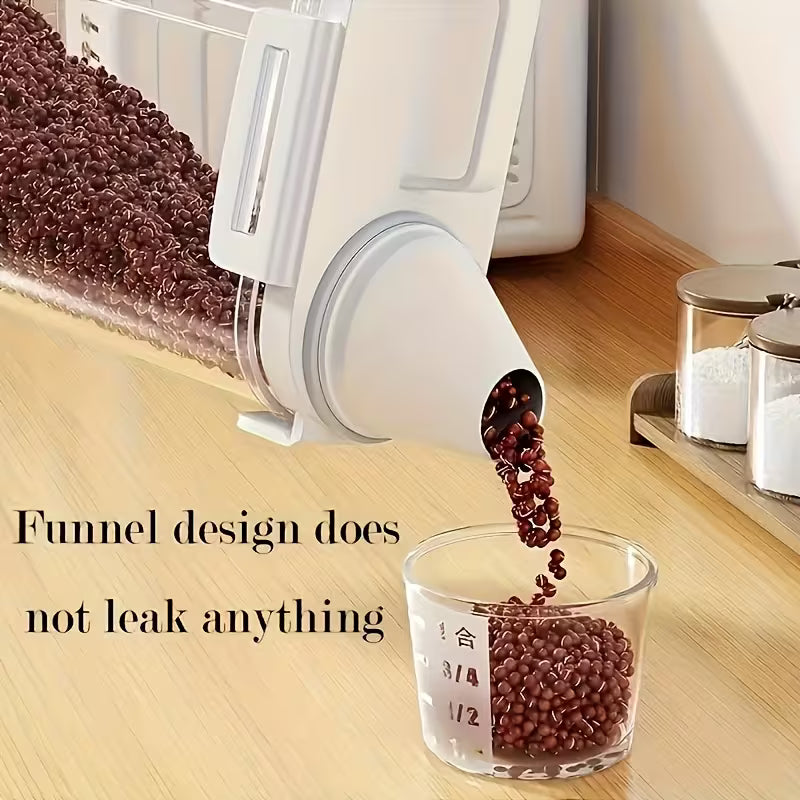 Airtight Food Storage Containers with Lids Leakproof Kitchen Organizer for Grains Nuts Flour and Rice Portable Sealed Canister Set for Pantry and Kitchen Storage Solutions