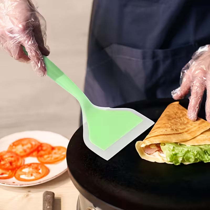 Silicone Cooking Utensils Set Non Stick Heat Resistant Kitchen Cookware for Cooking Stir Frying and Frying Perfect for Pancakes Steaks and BBQ Everyday Kitchen Use
