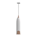 Electric Milk Frother Handheld Foam Maker for Coffee Cappuccino and Egg Whisking No Battery Kitchen Drink Frother