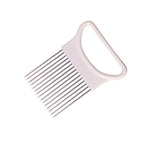 Stainless Steel Onion Holder Fork Vegetable Slicer Cutting Tool
