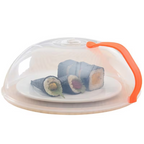 1pc Clear Microwave Splatter Cover Reusable Airtight Food Lid