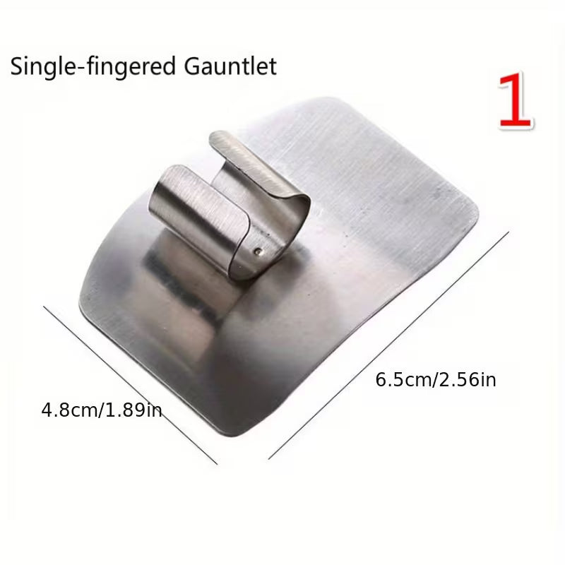 Heavy-Duty Stainless Steel Finger Guard Kitchen Safety Tool