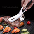 Stainless Steel Fish Spatula Tongs Non-Stick Kitchen Tool