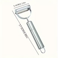 Stainless Steel Vegetable Peeler and Julienne Slicer Multifunctional Kitchen Tool for Potato Fruit and Vegetables Essential Food Prep Tool