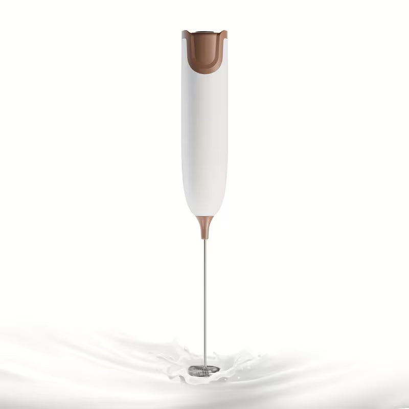Electric Milk Frother Handheld Foam Maker for Coffee Cappuccino and Egg Whisking No Battery Kitchen Drink Frother