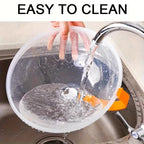 1pc Clear Microwave Splatter Cover Reusable Airtight Food Lid
