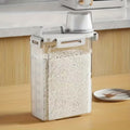 Airtight Food Storage Containers with Lids Leakproof Kitchen Organizer for Grains Nuts Flour and Rice Portable Sealed Canister Set for Pantry and Kitchen Storage Solutions