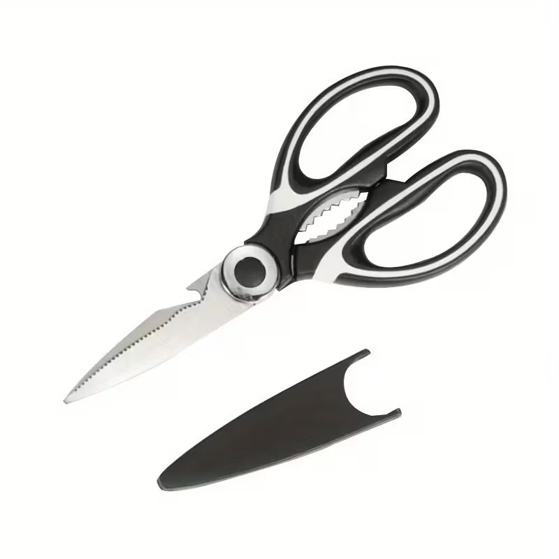 Heavy Duty Stainless Steel Kitchen Scissors Multi Purpose Poultry Shears for Cutting Meat Fish and Bones Kitchen Tool