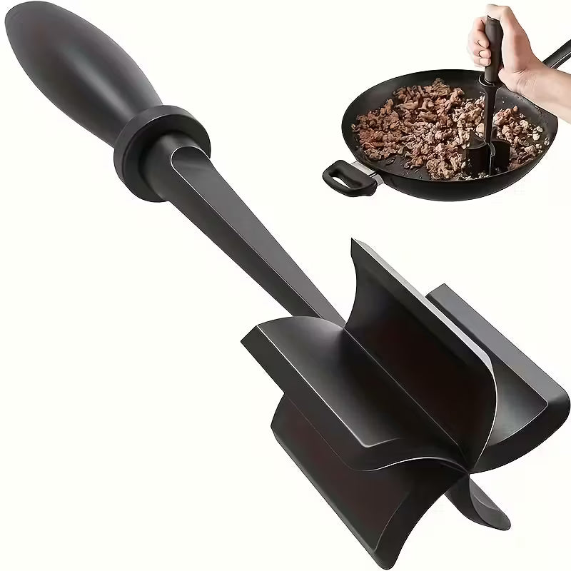 Meat Chopper and Grinder Tool Heavy Duty Ground Meat Masher for Beef Turkey and Hamburger Cooking Kitchen Tool