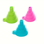 1pc Foldable Funnel Portable Mini Collapsible Kitchen Liquid Tool