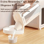 Airtight Food Storage Containers with Lids Leakproof Kitchen Organizer for Grains Nuts Flour and Rice Portable Sealed Canister Set for Pantry and Kitchen Storage Solutions