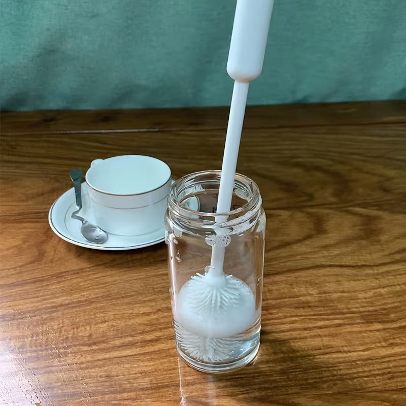 Silicone Cup Brush Long Handle 360 Degree Rotating Cleaner