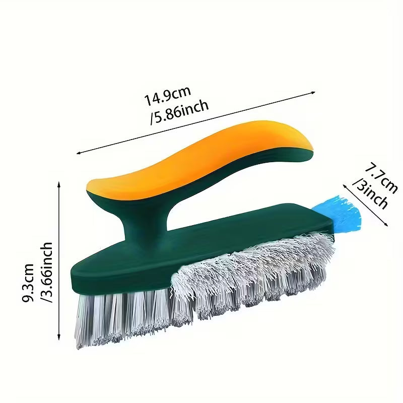 2 in 1 Gap Cleaning Brush Scraper Bathroom Floor Toilet